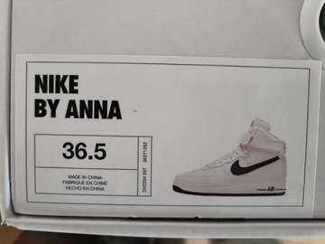 Nike Air Force 1 (Nike by Anna) , oryginalne, nowe. Średnia cholewka