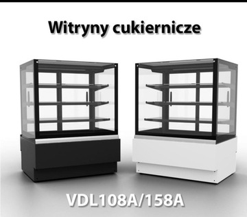 NOWA JUKA 105cm witryna cukiernicza chłodnicza