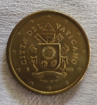Watykan 50 euro centów 