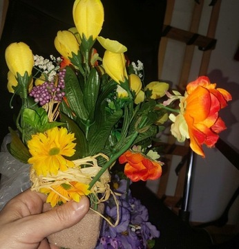Kwiaty ozdobne - dwa bukiety