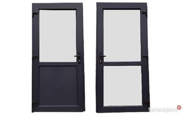 Drzwi PCV 110x210 antracyt