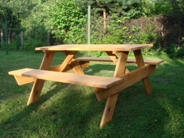 ławo stół ławka stolik zestaw piwny ogrodowy