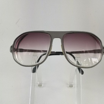 Okulary oprawki ramki pilotki vintage duże  80's