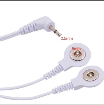 Kabel do stymulatora miesni Tens 2.5 mm/3,5 mm