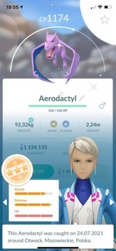 pokemon go aerodactyl shiny