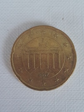 20 centów Niemcy 2007 F