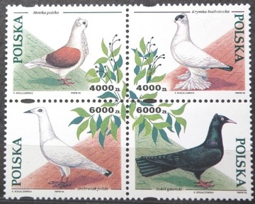 POLSKA - Fi 3363 - 3366** - ROK 1994 - GOŁĘBIE