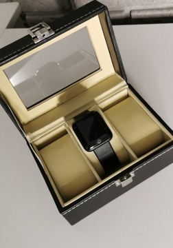 Smartwatch opaska smart kwadratowa koperta czarny