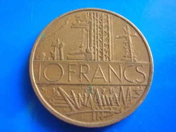 Francja 10 francs franków 1977