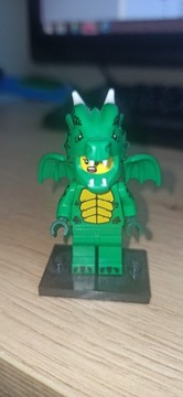 Lego figurka z serii 23 Zielony Smok col409