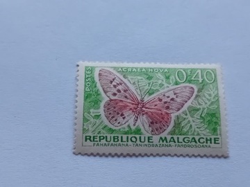 Znaczek Madagaskar Motyl