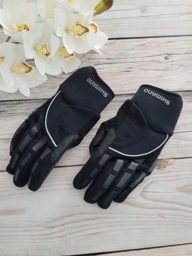 Rękawiczki rękawice wzmacniane do jazdy na rowerze shimano rozmiar S