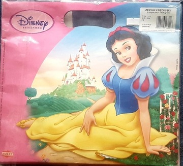 Disney księżniczki zestaw 5 książeczek i kredki