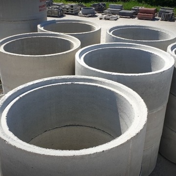 Kręgi betonowe na studnie Różne rozmiary
