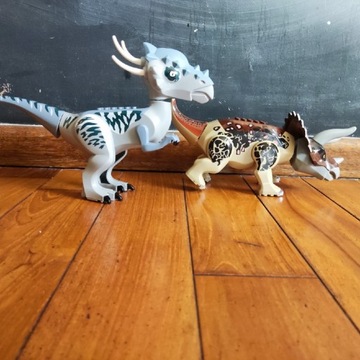 Stygimiloch triceratops zestaw dwa dinozaury 