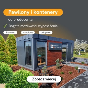  Pawilon handlowy Kontener biurowy socjalny KIOSK