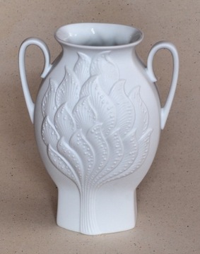 Biały wazon biskwitowy porcelanowy AK Keiser Frey