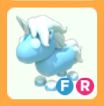 Roblox Adopt Me Frost Unicorn FR