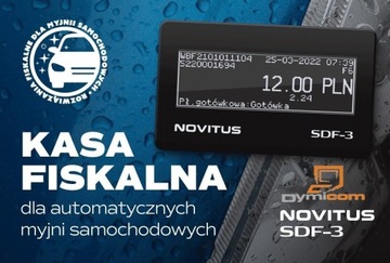 Usługa montażu kas fiskalnych Novitus SDF-3 myjnie