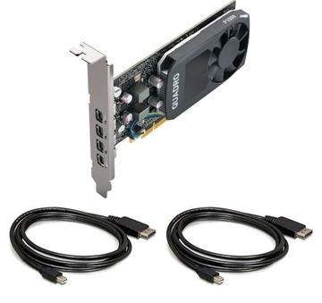 Karta graficzna NVIDIA Quadro P1000 2x kabel 