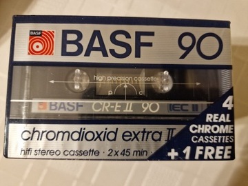 Kaseta magnetofonowa BASF CHROMDIOXID 90 5pack