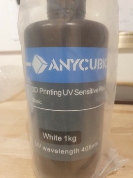 Żywica UV 1L BIAŁA White Anycubic BIAŁA