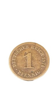 1 Reich Pfennig 1874 r. E 