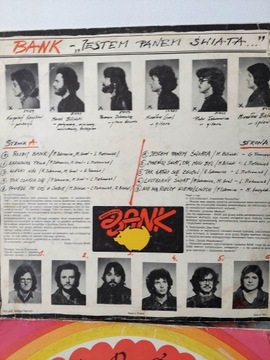 Płyta winyl  Grupa rokowa "BANK" Album z 1981r.