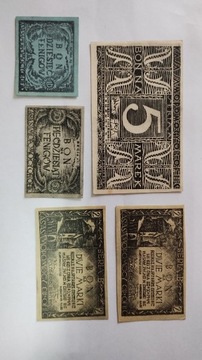 Banknoty marki bony woldenberg oflag ll c 