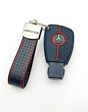 MERCEDES W203 W211 W220 ETUI + BRELOK AMG 