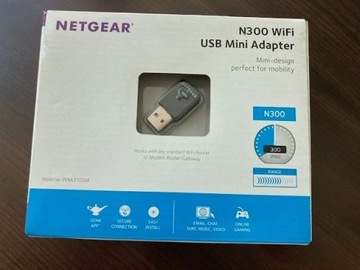 Adapter USB WIFI Netgear N300 działa z Apple