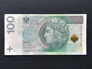 100 złotych 2012 AO9474179