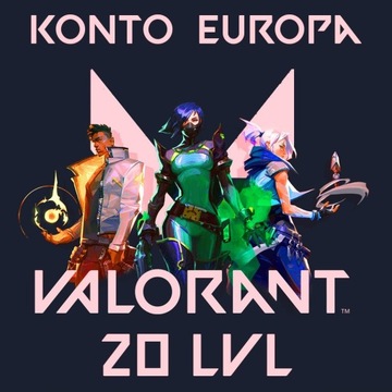 KONTO VALORANT RANKEDY 20 LVL