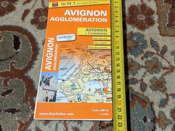 Mapa / plan Avignon