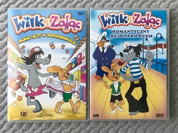 "Wilk i Zając" - 2 DVD z kreskówkami - NOWE!!!