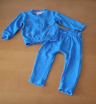 Dres dziewczęcy -niebieski- bluza+spodnie 5.10.15
