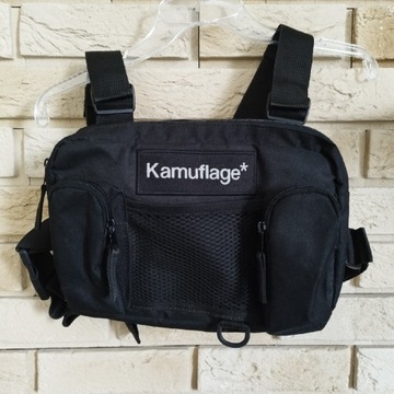 Chest Rig Kamuflague LOGO odblask 