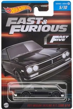 Hot wheels NISSAN SKYLINE FAST FURIOUS 1971 HT GTR