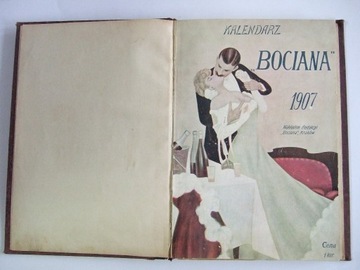 KALENDARZ "BOCIANA" NA ROK 1907