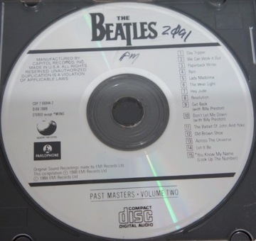 1b7. THE BEATLES PAST MASTERS VOL 2 ~ USA