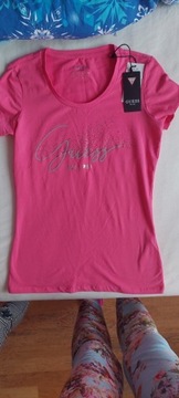 Guess t-shirt damski bluzka XS