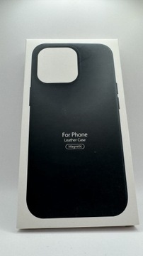 Skórzane Etui IPhone 14 Pro Max w kolorze Black