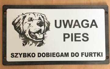 Tabliczka ostrzegawcza uwaga zły pies