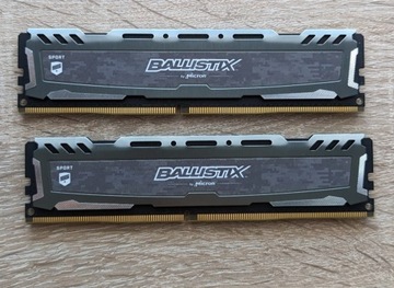 Pamięć ram CRUCIAL BALLISTIX SPORT 2X4GB DDR4 2666