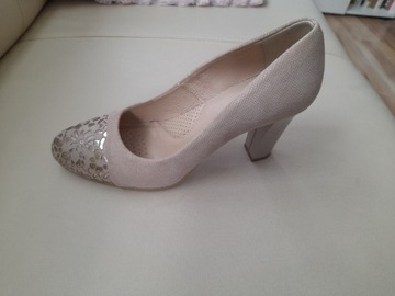 Buty na obcasie Marco jak nowe r. 37