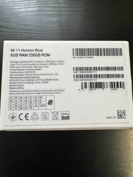 Smartfon Xiaomi MI 11 Flagowiec