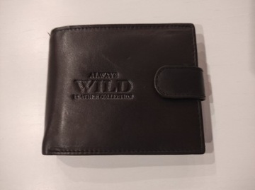 nowy portfel skórzany 