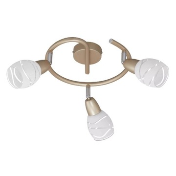 Nowa lampa sufitowa 3 punktowa Briloner Smart Gold Basic złota