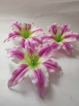 Sztuczny Kwiat Lilia Kwiat (12 szt) + druciki