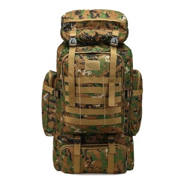 Taktyczny Wojskowy plecak turystyczny 70L MARPAT WOODLAND